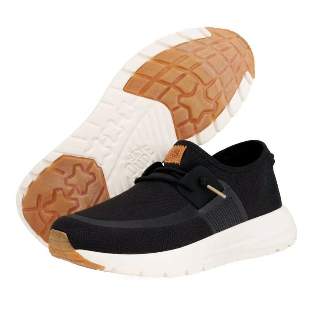 NEW Hey Dude Sirocco Women's Neutrals Black